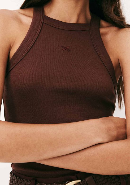 Foto do produto: Regata Feminina Hit Com Bordado - Vinho