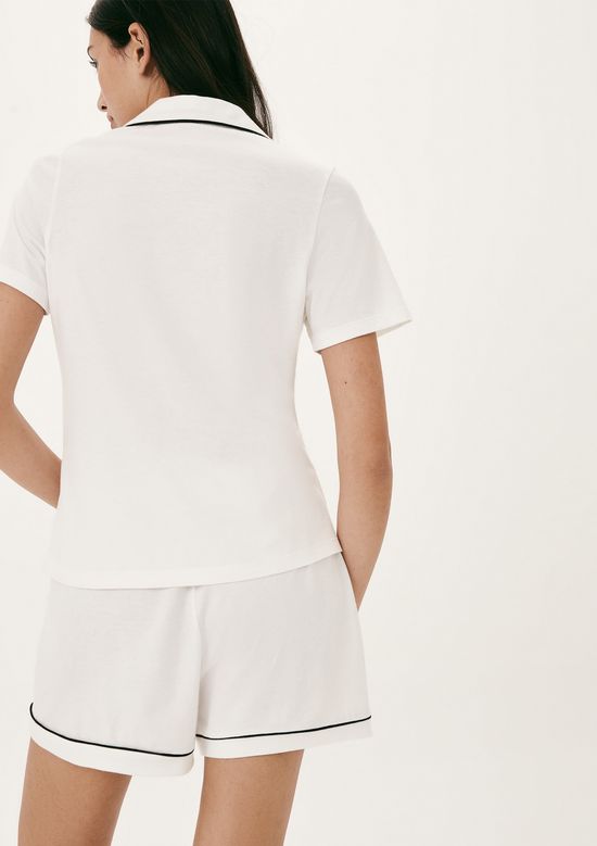 Foto do produto: Pijama Curto Feminino Com Botões - Off white