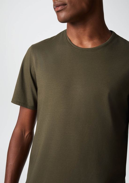 Foto do produto: Pijama Curto Masculino Comfort Em Algodão Pima - Verde