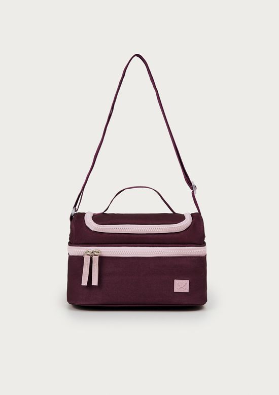 Foto do produto: Lancheira Infantil Menina Com Apliques - Vinho