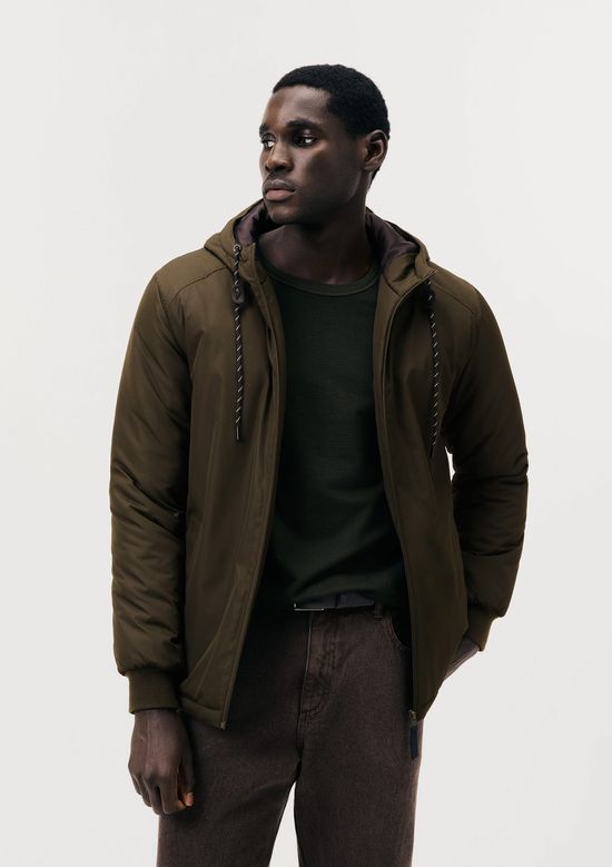 Foto do produto: Jaqueta Masculina Corta Vento Com Capuz - Verde
