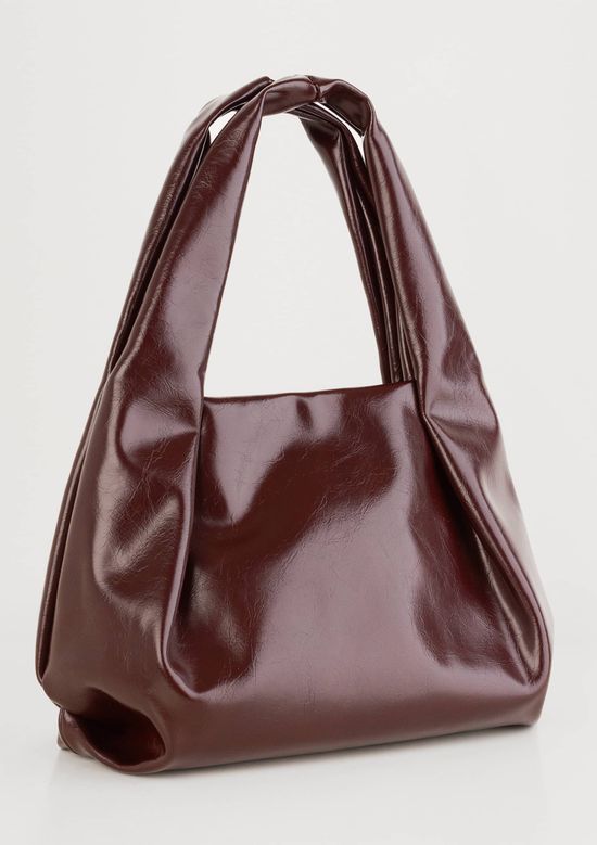 Foto do produto: Bolsa Feminina Pequena Em PU - Vinho