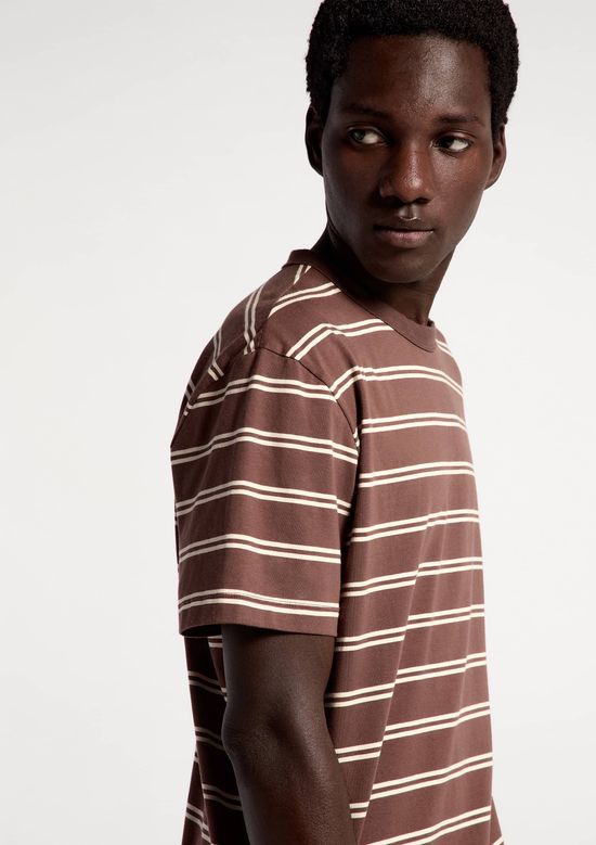 Foto do produto: Camisa Masculina Algodão Fio Tinto - Marrom