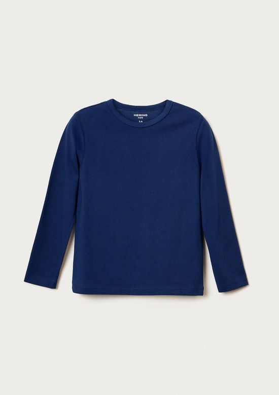 Foto do produto: Camiseta Básica Infantil Unissex Manga Longa - Azul