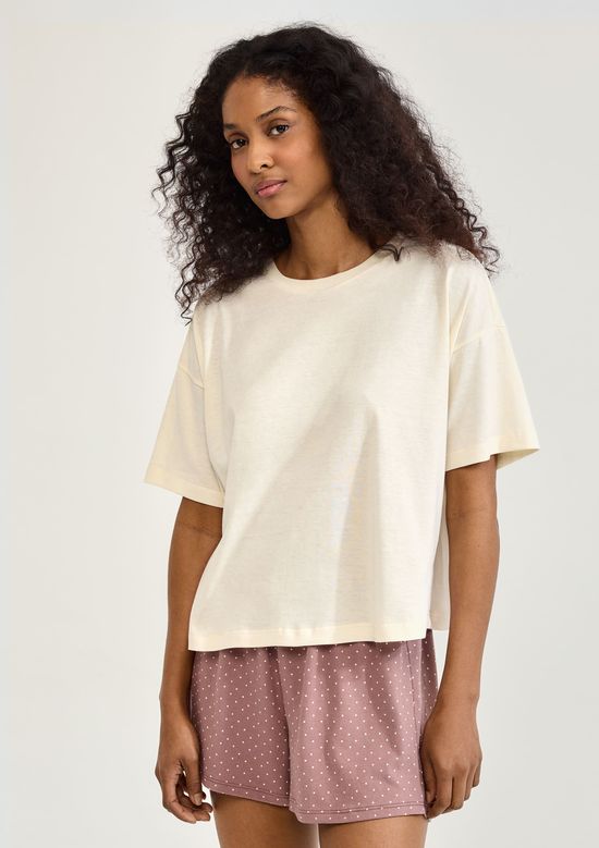 Foto do produto: Pijama Curto Feminino Box Estampado - Rosa