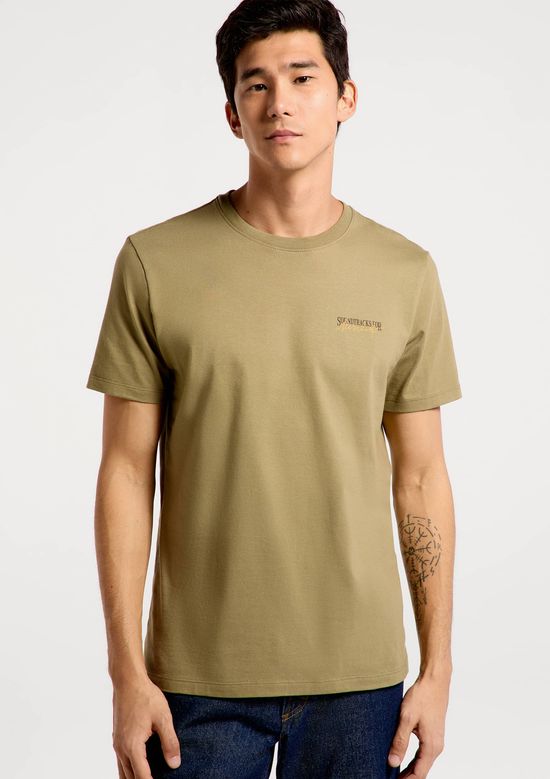 Foto do produto: Camiseta Masculina Manga Curta Com Estampa - Verde