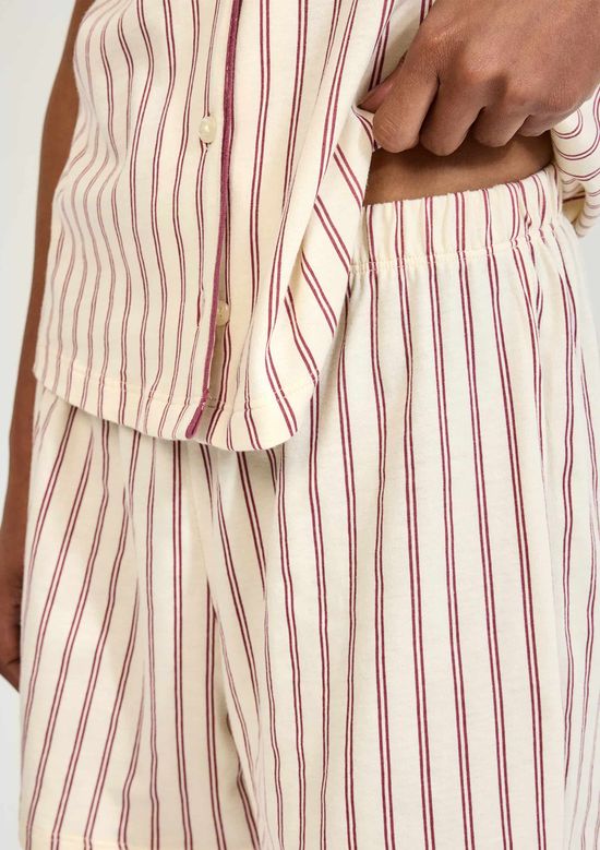 Foto do produto: Pijama Curto Feminino Americano Estampado - Creme