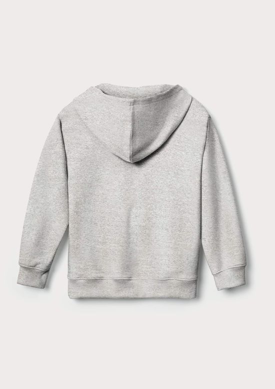 Foto do produto: Jaqueta Básica Infantil Unissex Com Capuz - Cinza
