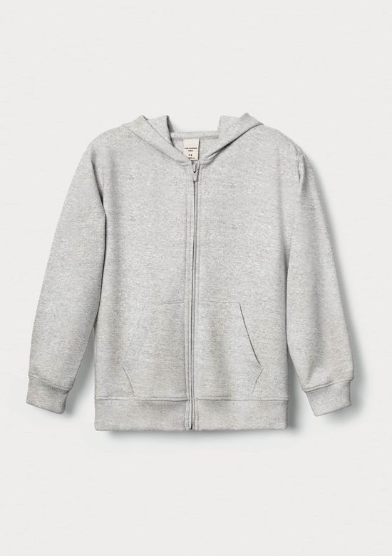 Foto do produto: Jaqueta Básica Infantil Unissex Com Capuz - Cinza