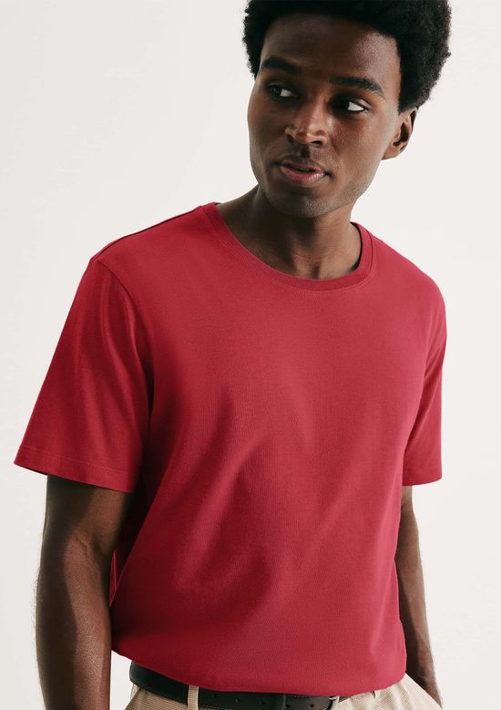 Foto do produto: Camiseta Básica Unissex Manga Curta World - Vermelho