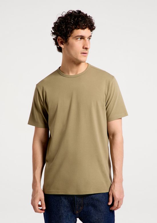 Foto do produto: Camiseta Masculina Slim Algodão Peruano Soft Touch - Verde