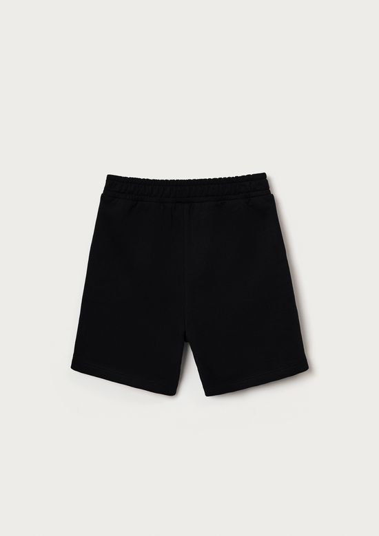 Foto do produto: Bermuda Básica Infantil Menino Em Moletom - Preto