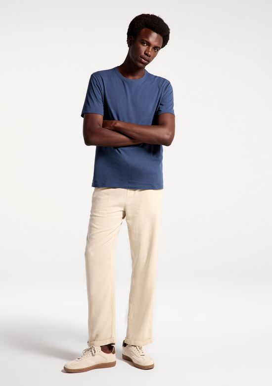 Foto do produto: Camiseta Básica Unissex Manga Curta Regular World - Azul