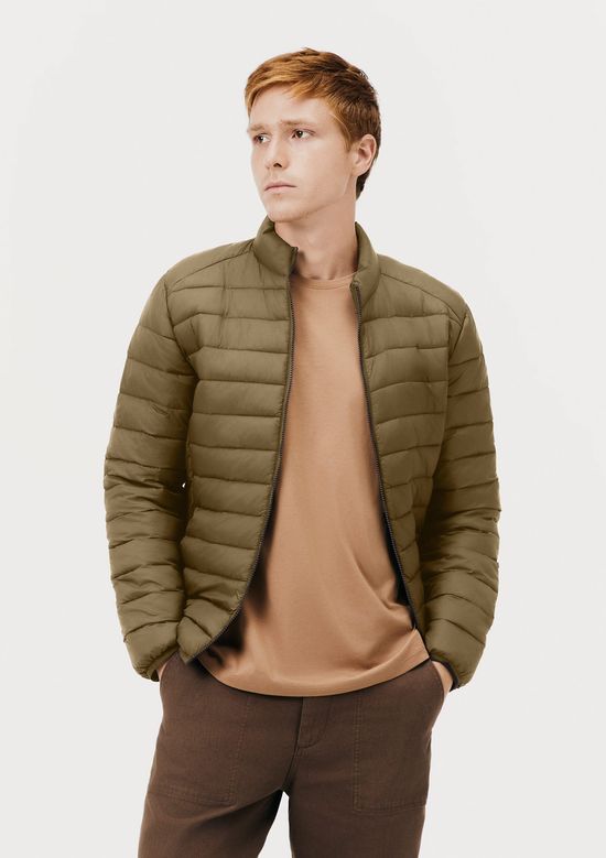 Foto do produto: Jaqueta Básica Masculina Puffer Regular Matelassê - Verde