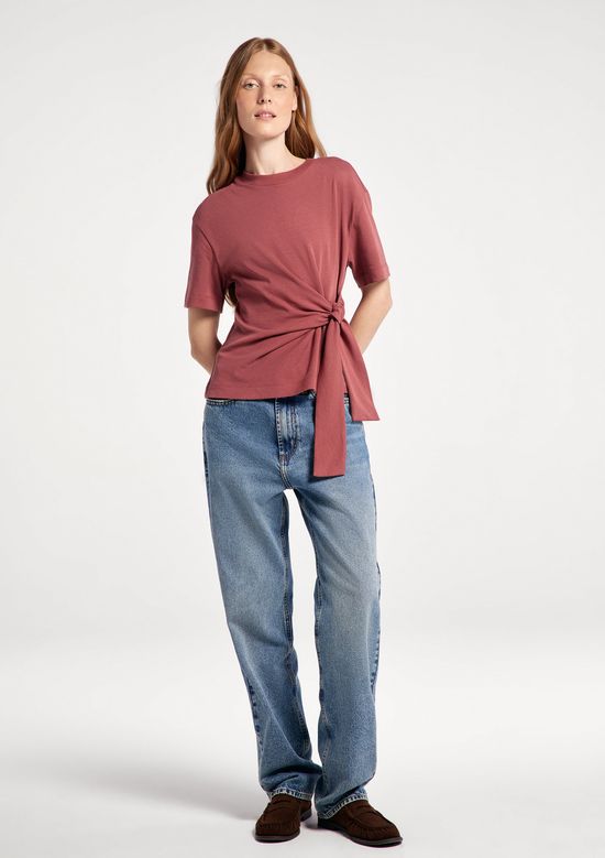 Foto do produto: Blusa Feminina Com Amarração - Vermelho