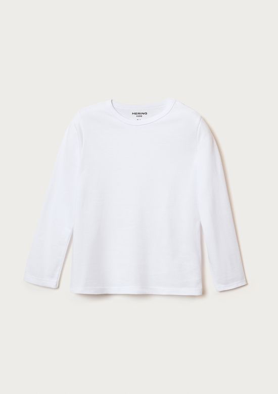Foto do produto: Camiseta Básica Infantil Unissex Manga Longa - Branco