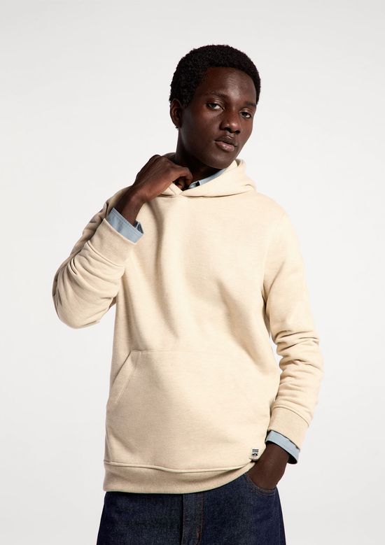 Foto do produto: Blusão Masculino Comfort Em Moletom Peluciado - Bege