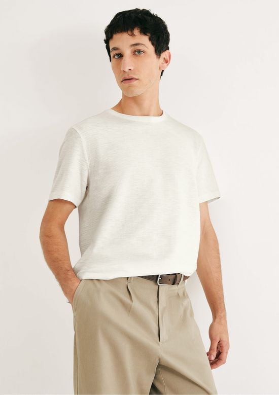 Foto do produto: Camiseta Masculina Texturizada Regular - Off white