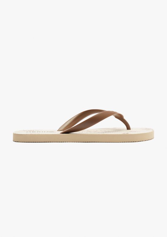 Foto do produto: Chinelo De Dedo Feminino Texturizado - Bege