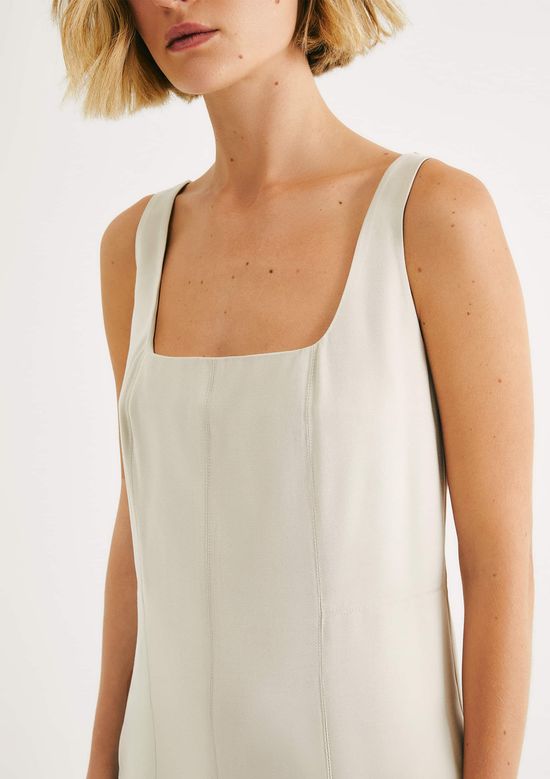 Foto do produto: Vestido Curto Em Peach Touch - Creme