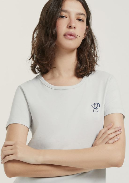 Foto do produto: Pijama Curto Feminino Estampado - Cinza