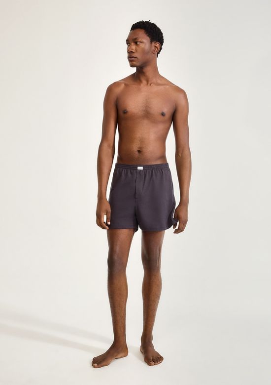 Foto do produto: Cueca Samba Canção Com Etiqueta - Cinza