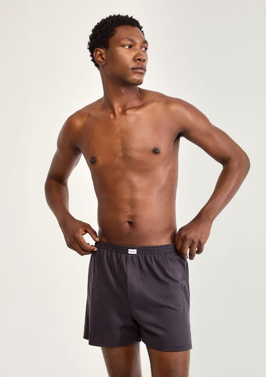 Foto do produto: Cueca Samba Canção Com Etiqueta - Cinza