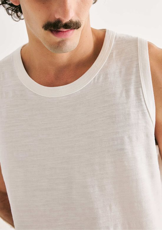 Foto do produto: Regata Masculina Regular Texturizada - Off white