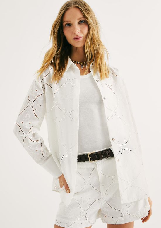 Foto do produto: Camisa Feminina Regular Laise - Off white