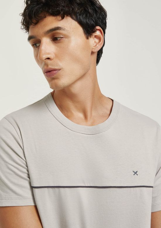 Foto do produto: Pijama Curto Masculino Em Algodão - Cinza