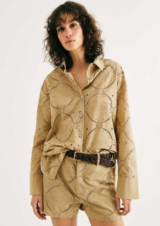 Foto do produto: Camisa Feminina Regular Laise - Bege