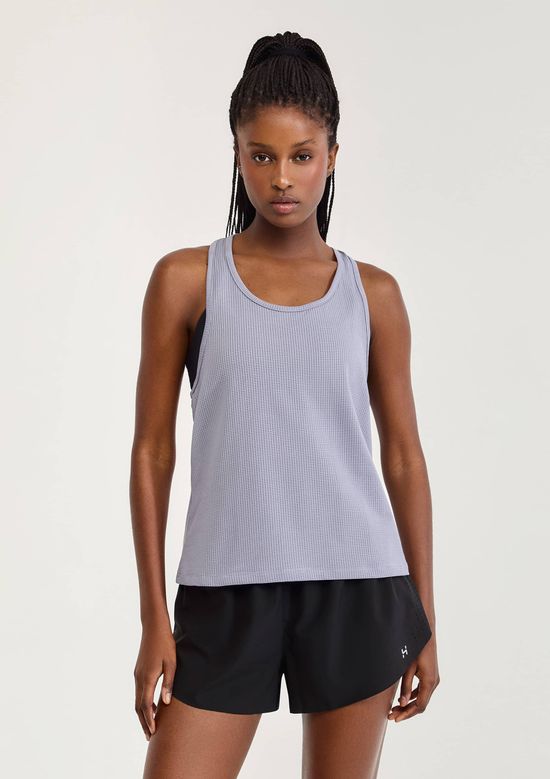 Foto do produto: Regata Esportiva Feminina Texturizada - Lilás