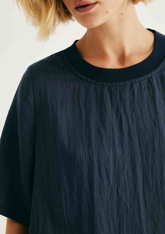 Foto do produto: Blusa Feminina Peach Touch Texturizada - Azul