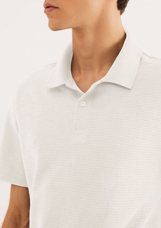 Foto do produto: Polo Masculina Regular Texturizada - Off white