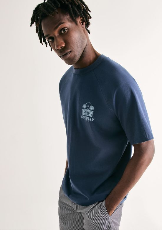 Foto do produto: Camiseta Masculina Super Cotton Relaxed - Azul