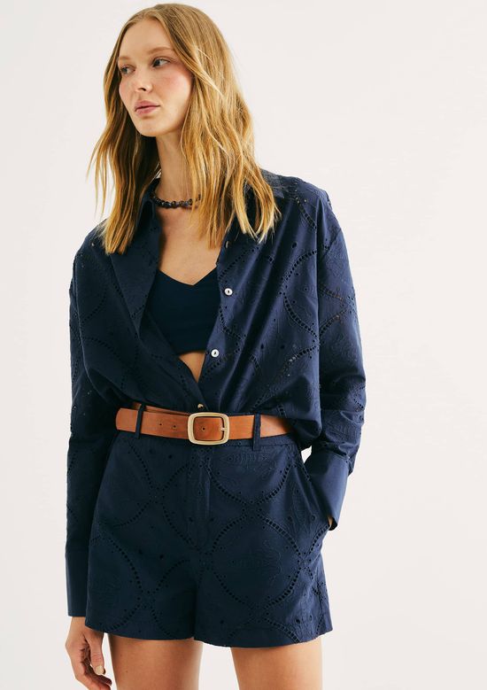 Foto do produto: Camisa Feminina Regular Laise - Azul