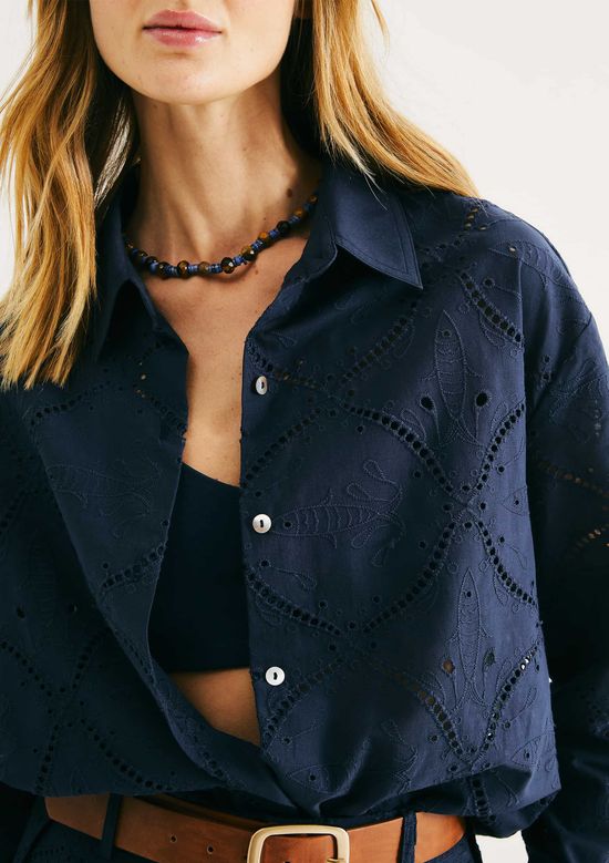 Foto do produto: Camisa Feminina Regular Laise - Azul