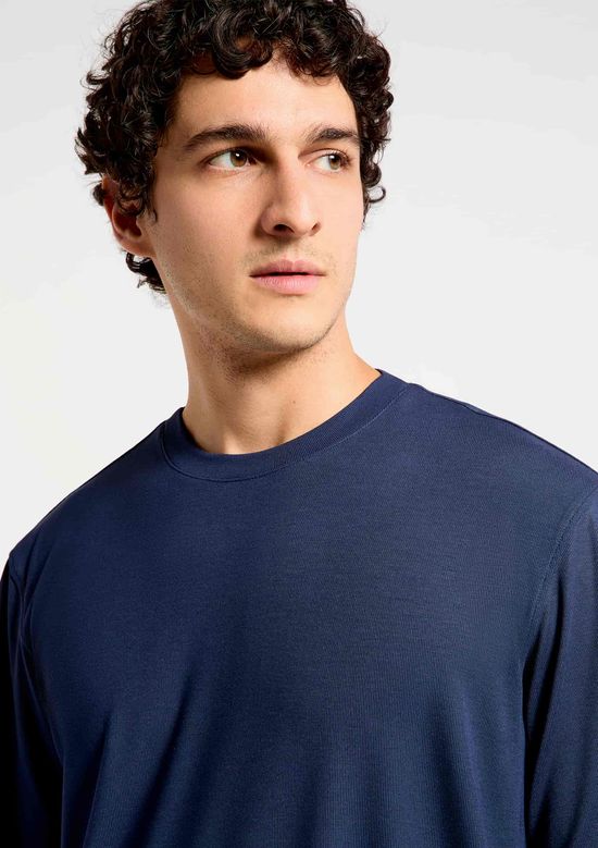 Foto do produto: Camiseta Masculina Comfort Em Malha Tech - Azul