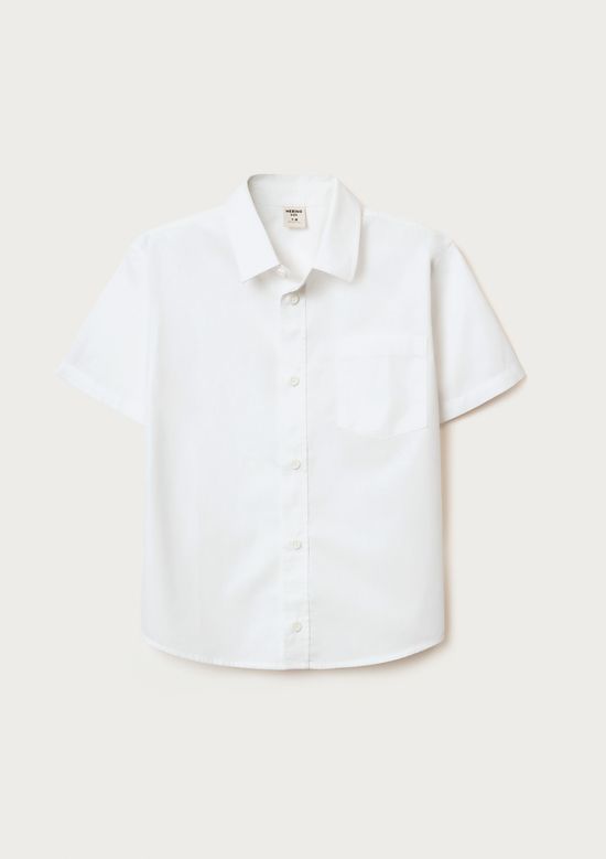 Foto do produto: Camisa Infantil Menino Manga Curta - Branco