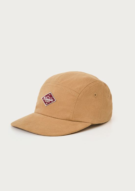 Foto do produto: Boné Infantil Unissex Five Panel Bordado - Bege