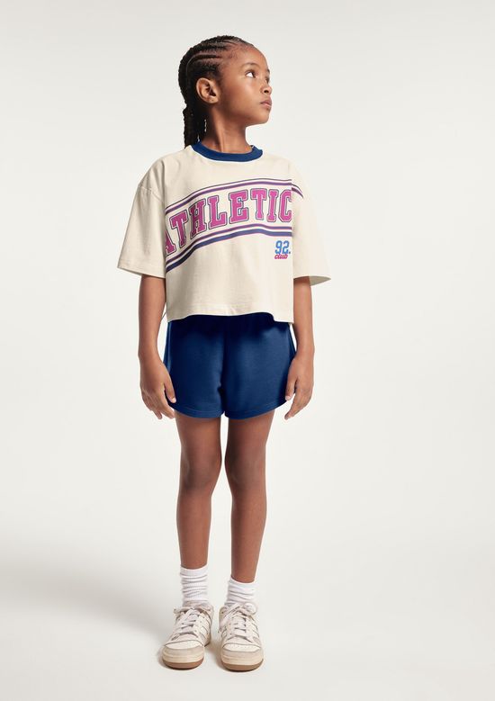 Foto do produto: Conjunto Infantil Menina Estampado Runner - Azul