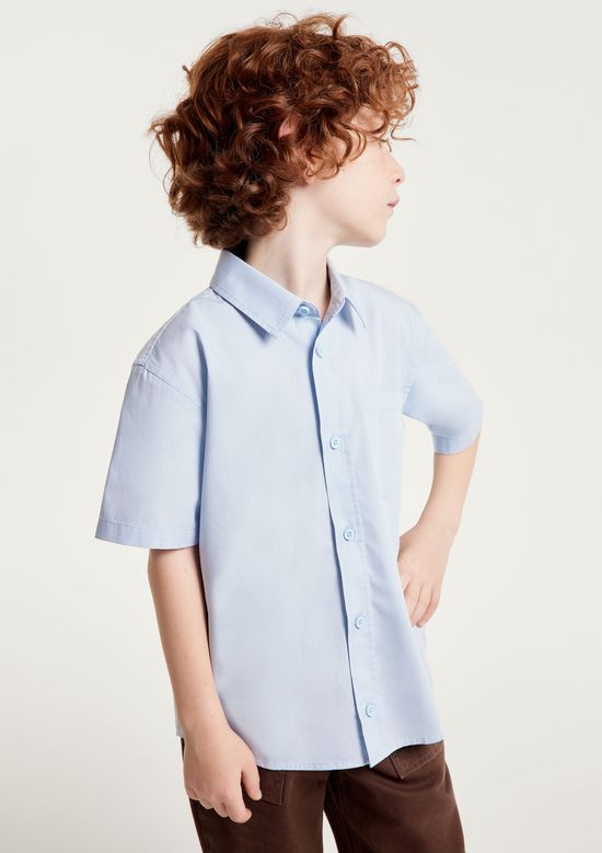 Foto do produto: Camisa Infantil Menino Manga Curta - Azul
