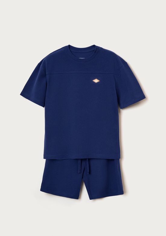 Foto do produto: Conjunto Infantil Menino Em Moletinho - Azul