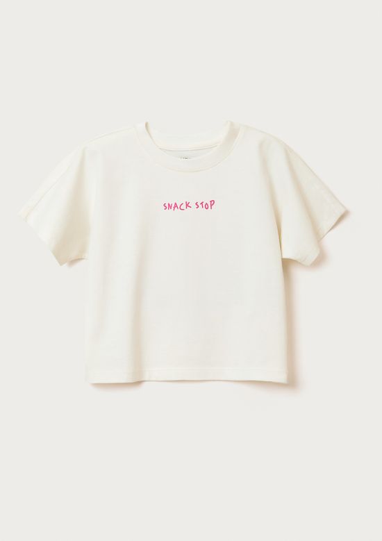 Foto do produto: Blusa Infantil Menina Super Cotton Oversized - Off white