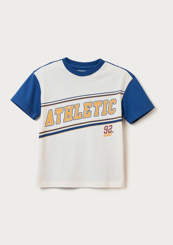 Foto do produto: Camiseta Infantil Menino Oversized Estampada - Off white