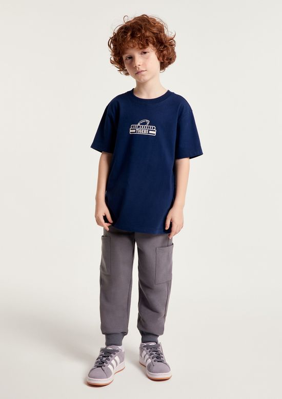 Foto do produto: Conjunto Infantil Unissex Com Estampa - Azul