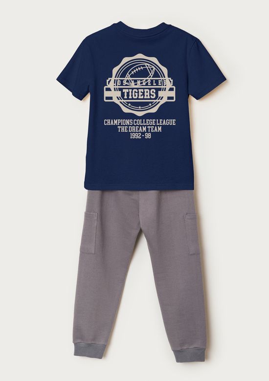 Foto do produto: Conjunto Infantil Unissex Com Estampa - Azul