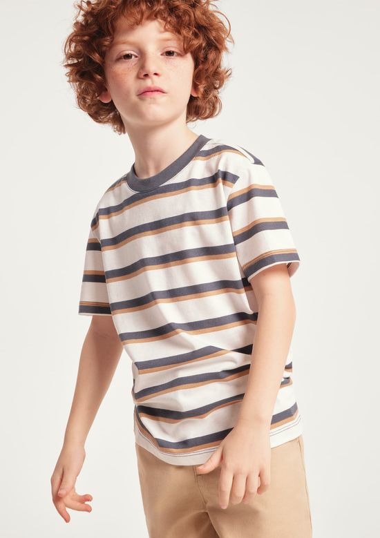 Foto do produto: Camiseta Infantil Menino Estampada - Off white
