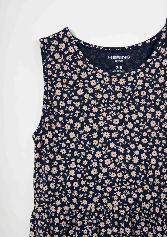 Foto do produto: Vestido Curto Infantil Estampado - Azul