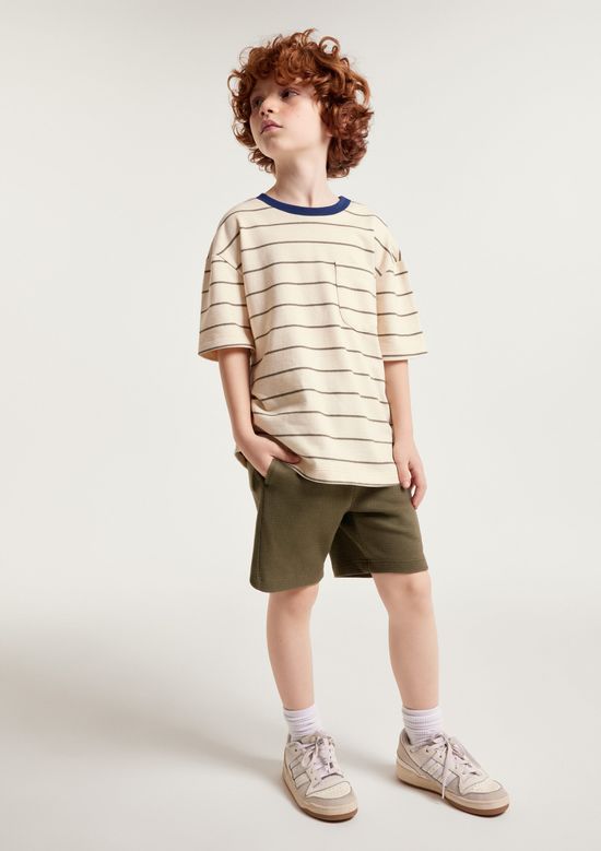 Foto do produto: Bermuda Infantil Menino Em Interlock - Verde